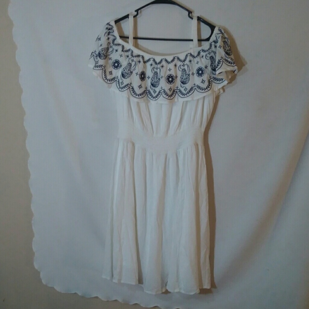 Torrid Hot Topic Han Solo Star Wars white dress